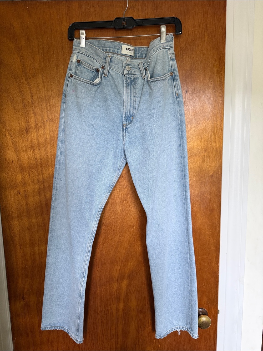 Agolde Light Blue Straight-Leg Men’s Jeans